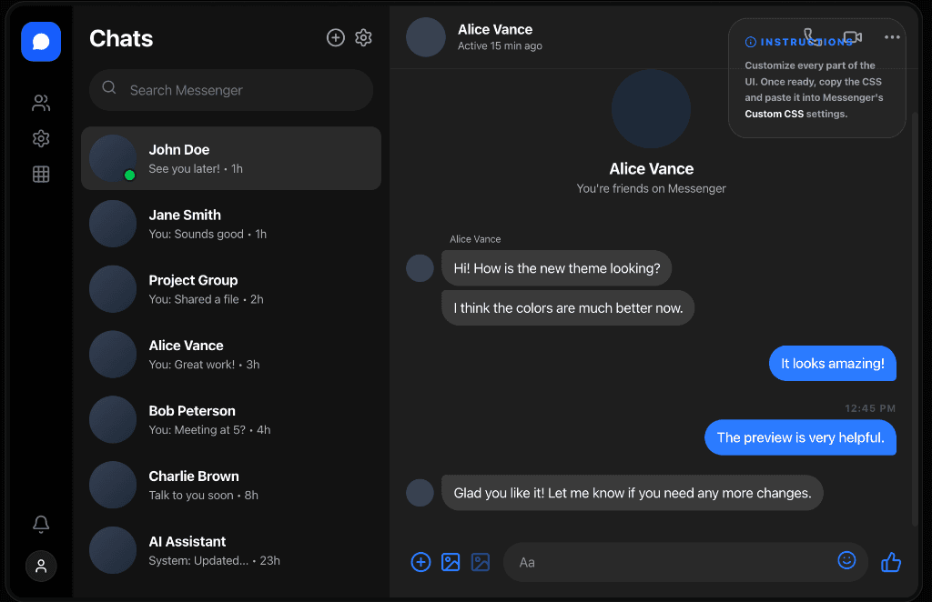 Messenger Unleashed App